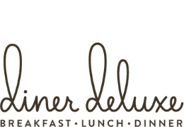 Diner Deluxe breakfast lunch and dinner restaurant logo