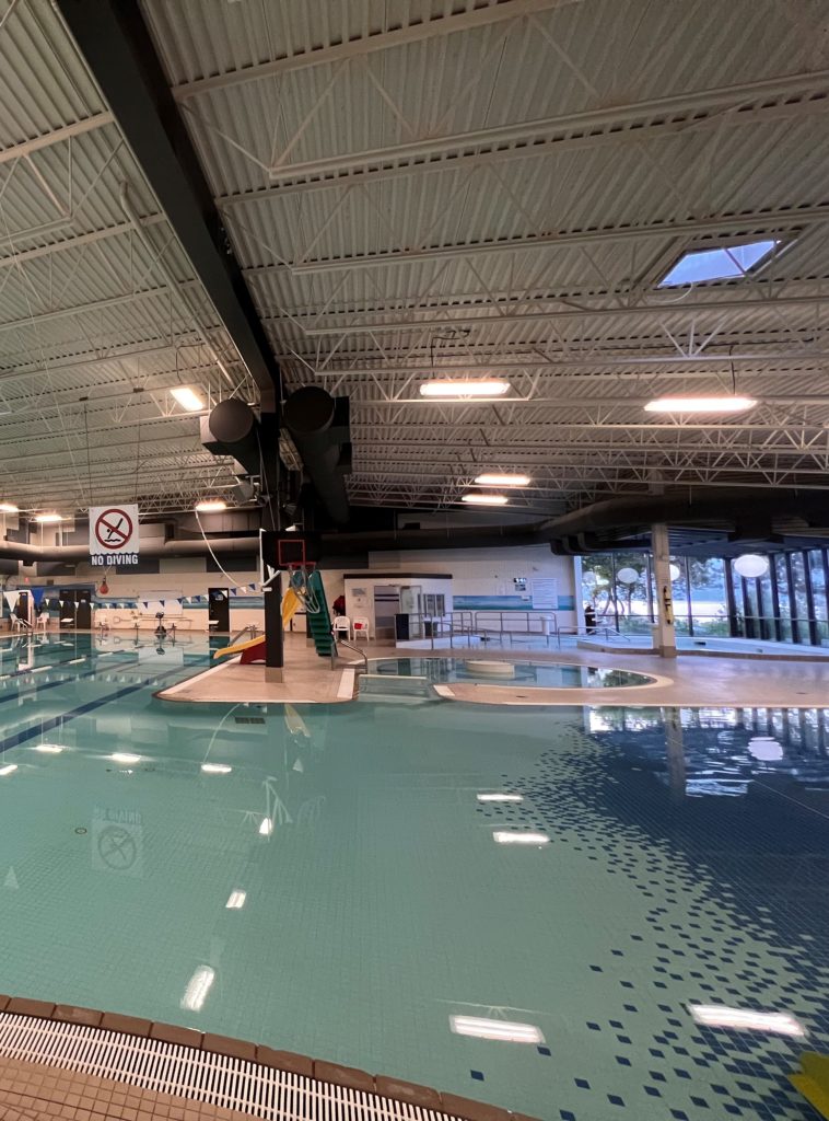 Johnson Bentley Memorial Aquatic Centre pool shallow end